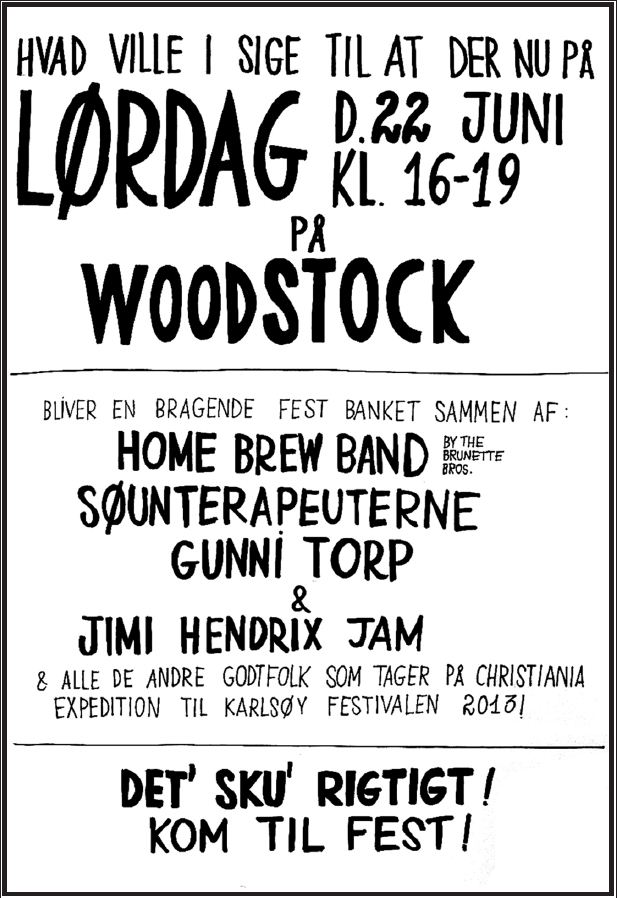 fest på woodstock