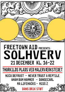 Freetown Aid presents: Solhverv på Staden