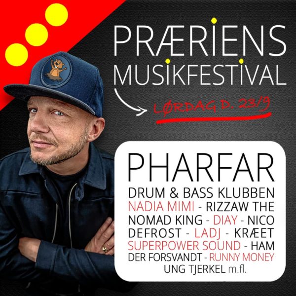 Præriens musikfestival lørdag d. 23/9 kl. 16-03