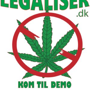 FOLKEDEMONSTRATION FOR EN LEGALISERING AF CANNABIS