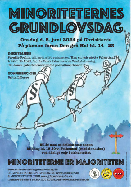 Vi glæder os til at se jer til MINORITETERNES GRUNDLOVSDAG,onsdag den 5. juni, kl. 14-23!